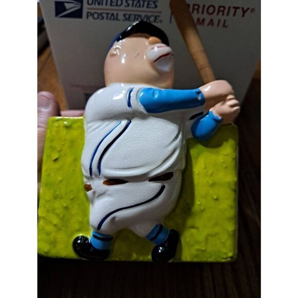 Vintage Napcoware Japanese Baseball Funny Ball in Mouth Planter Dish Decor C8222 - Picture 6 of 11